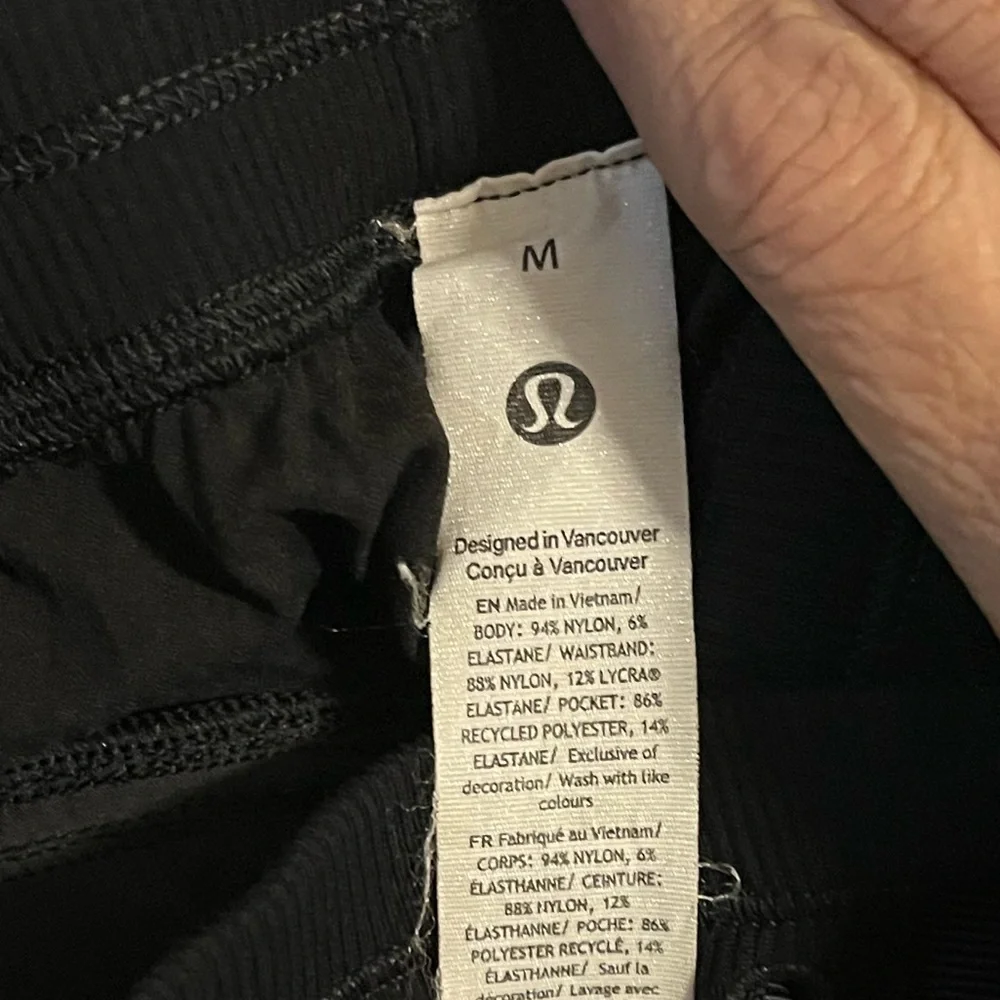 lululemon athletica Black Track Pants